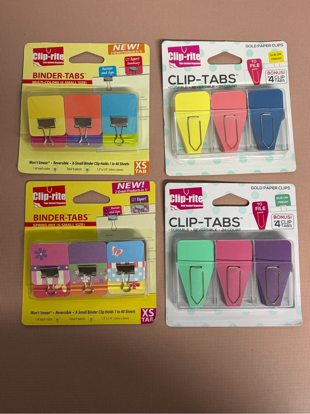 ⛱️ Clip-rite binder and Clip Tabs